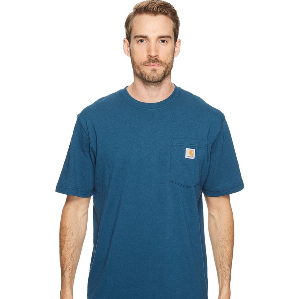 Carhartt Men's Teal Short Sleeve Tee